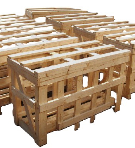 Thùng gỗ ván ép, thùng thanh gỗ tự nhiên